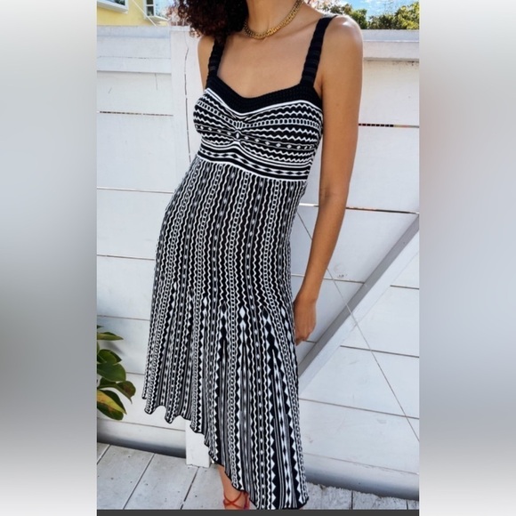 Missoni black and white knit sundress size 2 - Picture 3 of 13
